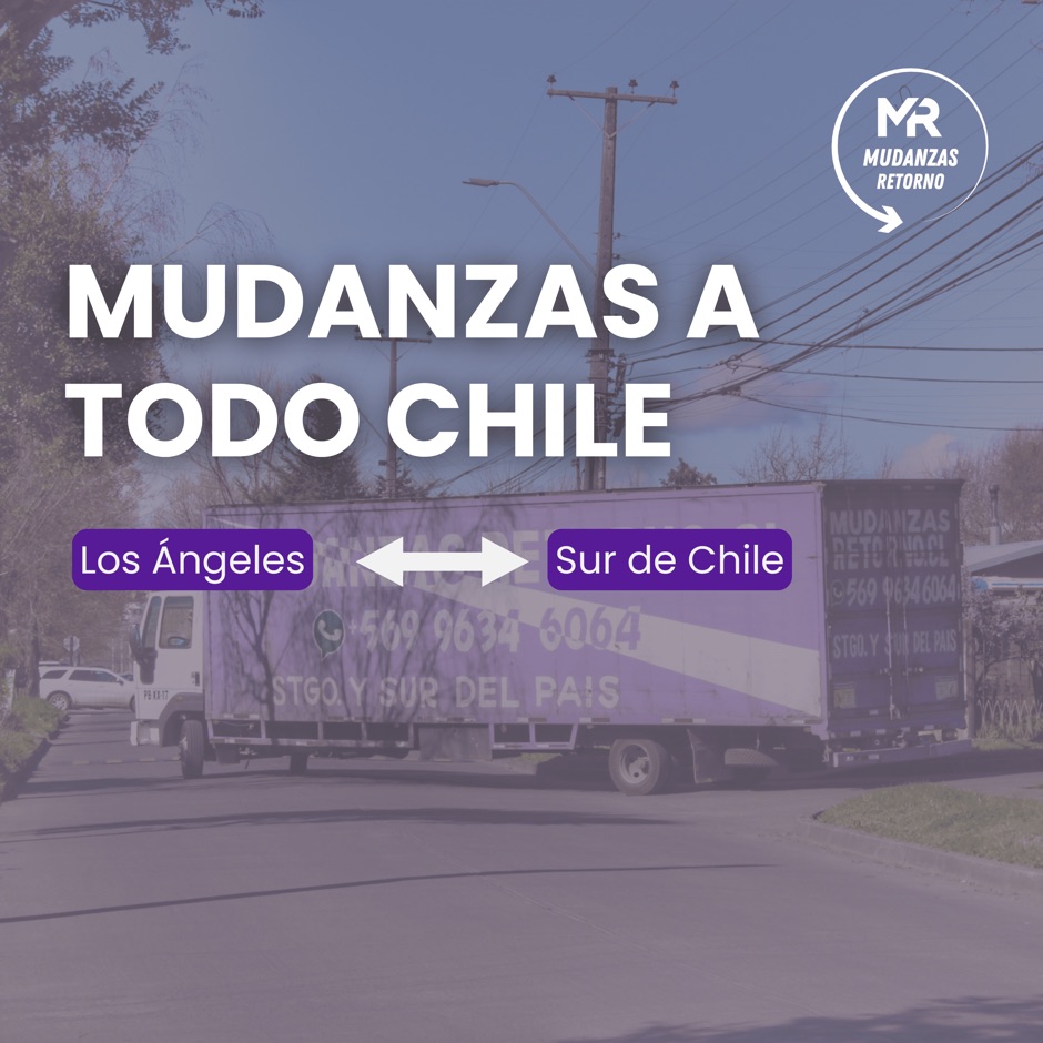 Ruta de mudanza Los Ángeles - Sur de Chile