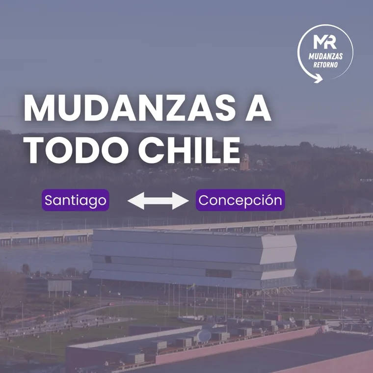 Ruta de mudanza Santiago - Concepción